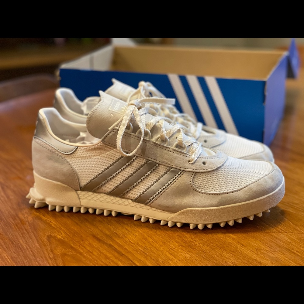 Adidas Marathon TR in Chalk White.